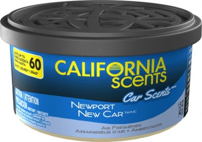 Autóillatosító konzerv, 42 g, CALIFORNIA SCENTS "Newport New Car"