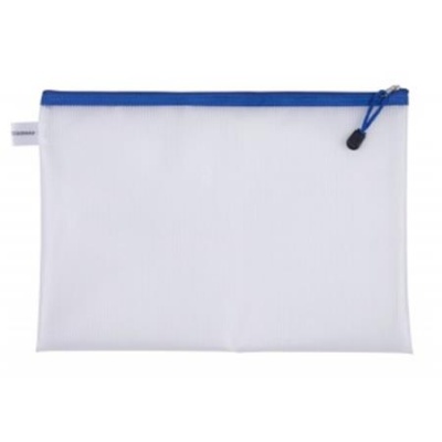 Irattartó tasak, cipzáras, A4, 343x246 mm, DONAU, kék