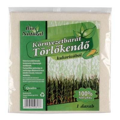 Törlőkendő, BIO NATURAL, kukorica