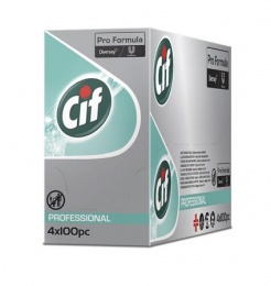 Általános tisztítókendő, 100 db, CIF "Pro Formula"